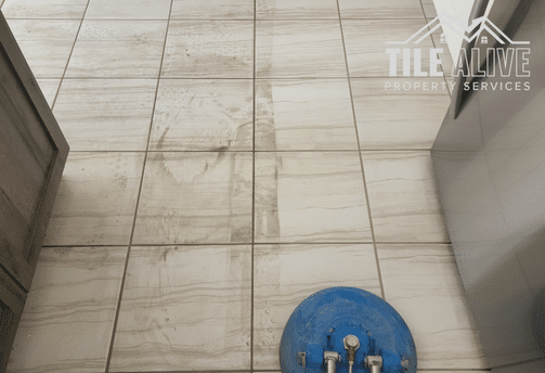 before and after shower tile and grout repair